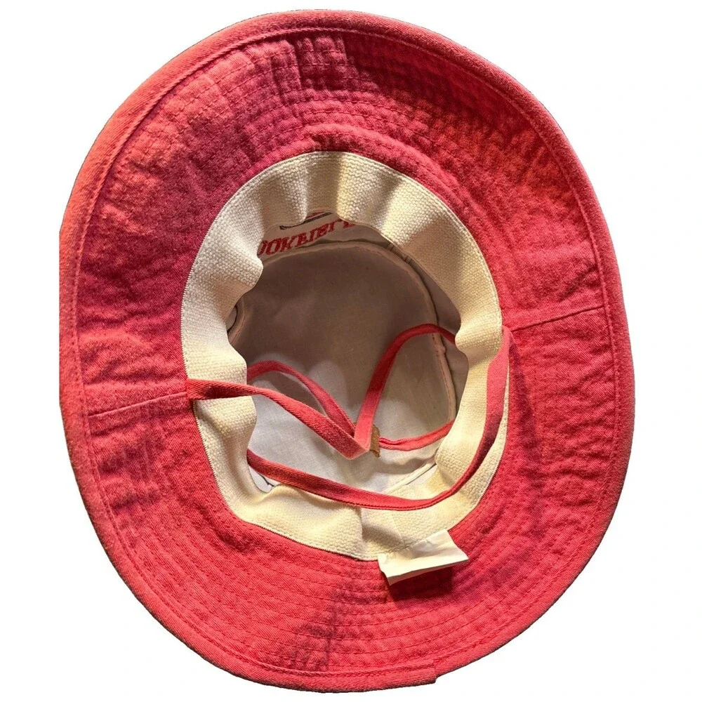 Brookfield Zoo Child's Gray/Red Bucket Hat Adjustable Strap